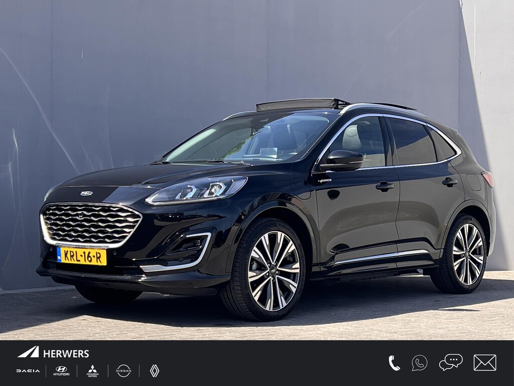 Ford Kuga 2.5 PHEV Vignale / Schuif- en Kantel Dak / Accu SOH 92 % / B&O Premium Audio / Afneembare Trekhaak / Head- Up Display / Dealer Onderhouden / Camera / Navigatie / Apple Carplay & Android Auto / Elektrische Stoelen / Elektrische Achterklep /