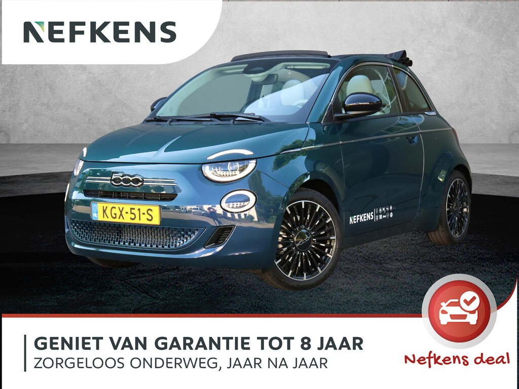 Fiat 500C 65pk Hybrid La Prima Cabrio | Navigatie | Achteruitrijcamera | JBL Premium Sound