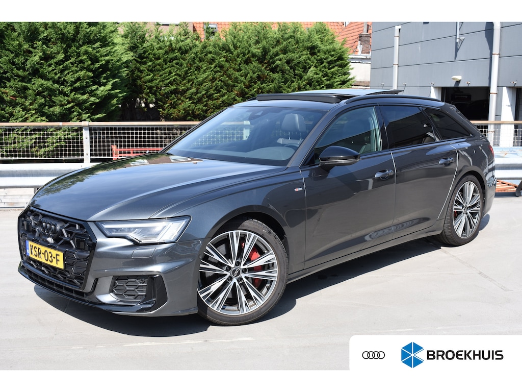 Audi A6 Avant 55 TFSI e 367PK quattro Competition | S-Line in- en exterieur | MMI Navigatie Plus | Schuif-kanteldak | Matrix LED | Wegklapbare trekhaak | Elektrische achterklep
