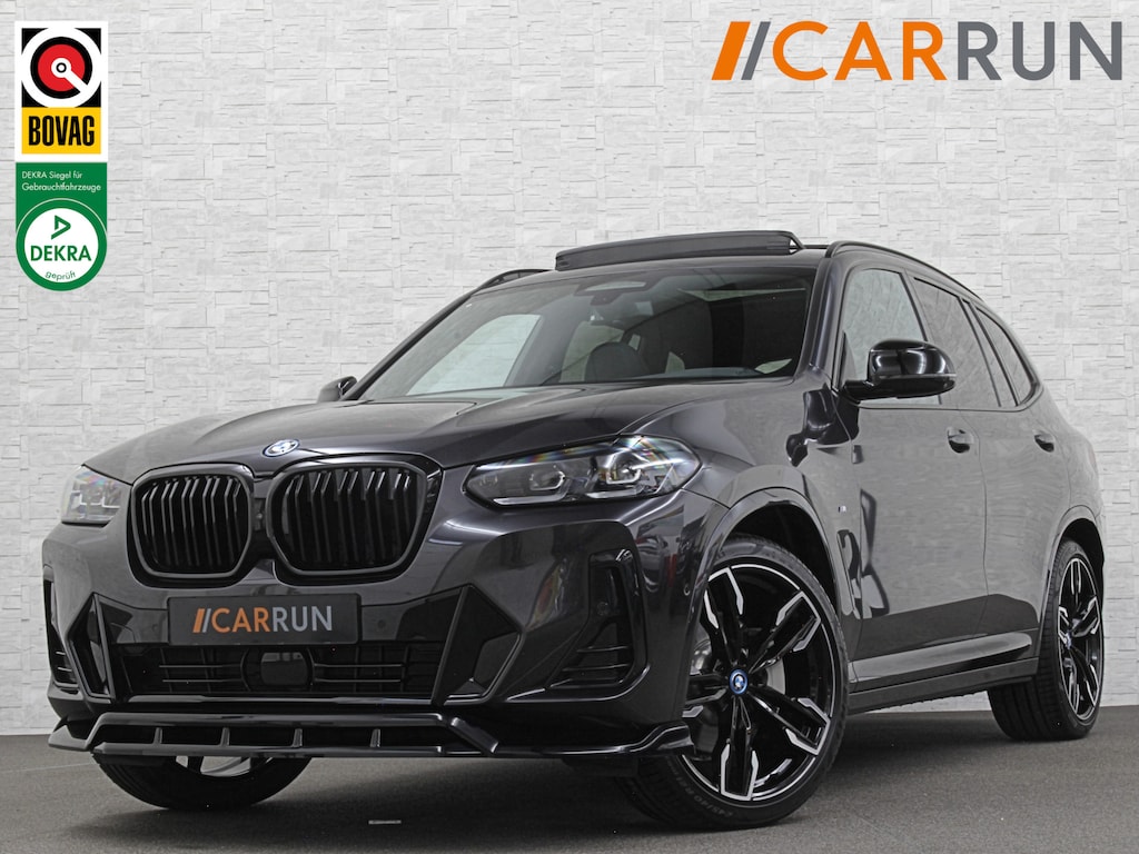 BMW iX3 M-Sport | Sophisto Grey! | Panorama | ACC | Leder | Memory | El. Trekhaak | 97.6% SOH | Sfeerverlichting | 3-Zone Clima | Carplay | LED | Btw auto, 35250,= ex. | Rijklaar incl. Bovag garantie!