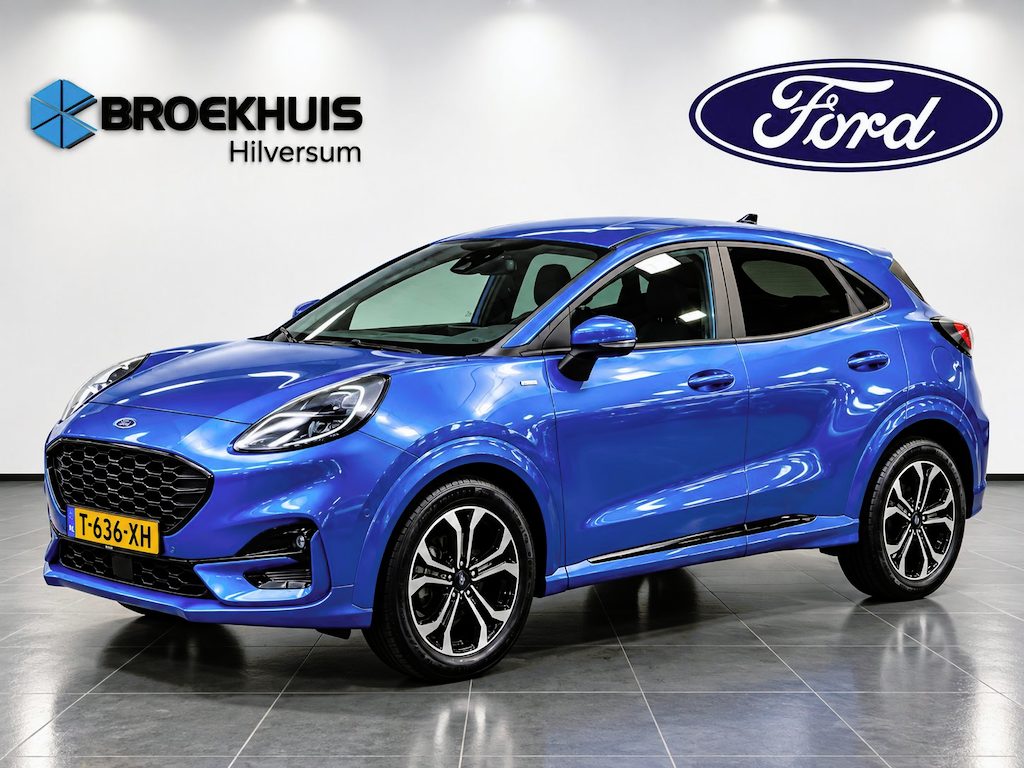 Ford Puma 1.0 EcoBoost 155pk Hybrid Automaat ST-Line X | Pano | Winter- & Driver Assisatnce Pack | Full Matrix LED | Elek. klep | All Season | Trekhaak |