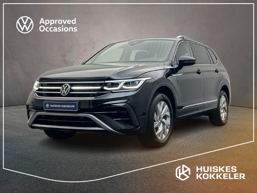 Volkswagen Tiguan Allspace Elegance 7p. 1.5 TSI 150pk DSG Automaat 3e zitrij, Adaptive cruise control, Elektrische achterklep, Achteruitrijcamera, Navigatie, LED matrix koplampen