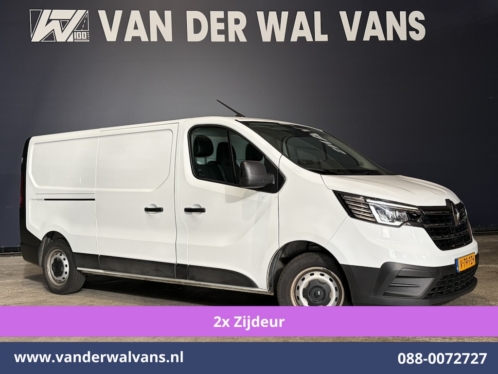 Renault Trafic 2.0 dCi 131pk L2H1 Euro6 Airco | 2x zijdeur | LED | Multimedia | Cruisecontrol Parkeersensoren, Bijrijdersbank, 2500kg trekvermogen