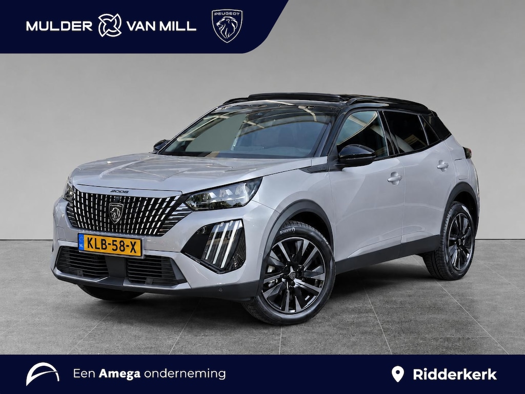 Peugeot 2008 GT Pack 1.2 Turbo 130pk EAT8 | ALCANTARA PAKKET | SCHUIF/KANTELDAK | 18" LM | 360° CAMERA | STOELVERW. | MASSAGE | ALL-SEASONBANDEN | NAVI | KEYLESS ENTRY |