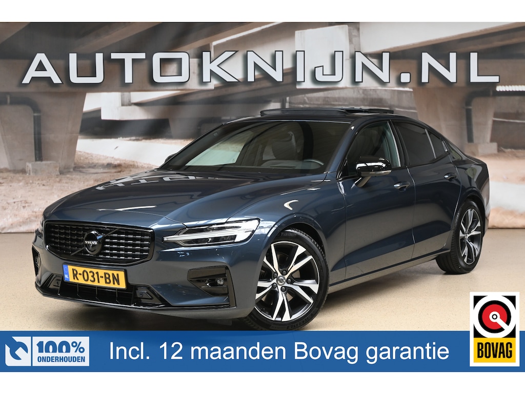 Volvo S60 2.0 B4 198pk R-Design / Plus Dark | 360° | Pano | Memory | Head-up | 100% (Dealer) onderhouden label