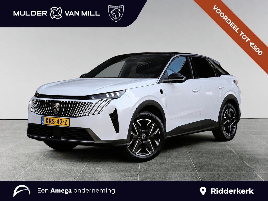 Peugeot 3008 GT 1.2 Hybrid 145pk e-DSC6 | ALCANTARA | HANDSFREE A.KLEP | MASSAGE | AGR-STOELEN | PANORAMIC NAVIGATION | 360° CAMERA | STOEL+STUURVERW. |