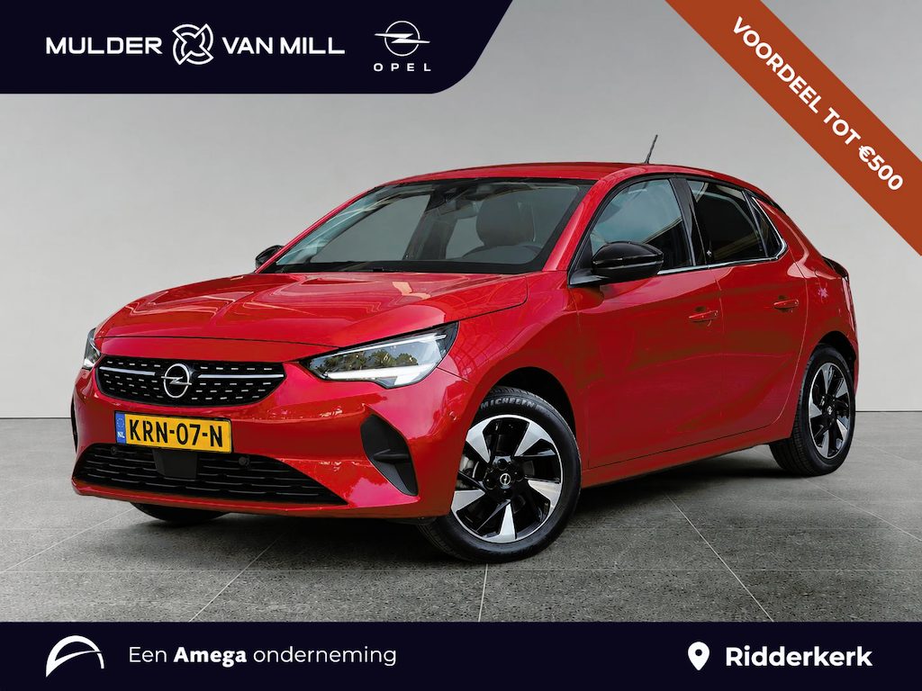 Opel Corsa-e Elegance 3-FASEN 50kWh 136pk | SOH 91% | WARMTEPOMP | STOELVERW. | DODEHOEKBEW. | APPLE CARPLAY / ANDROID AUTO | CLIMA | CRUISE CONTROL | KEYLESS START |