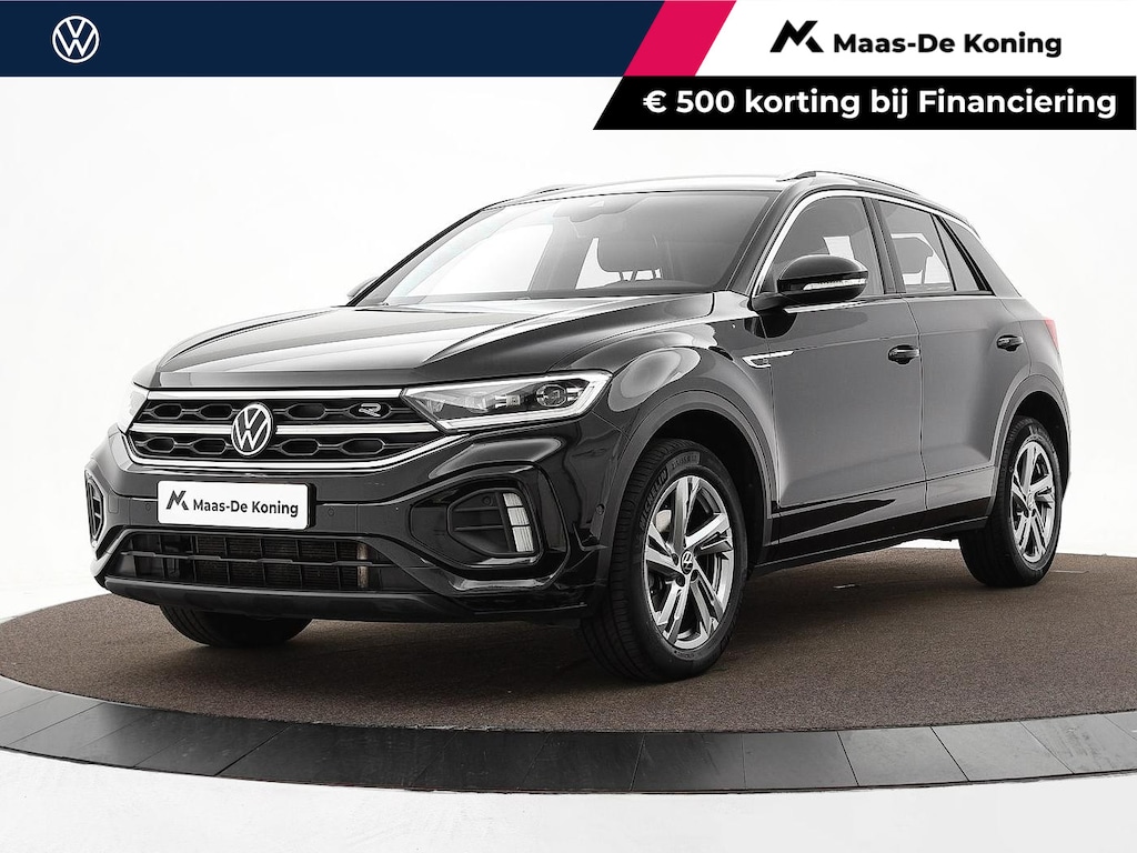 Volkswagen T-Roc 1.5 TSI 150pk DSG R-Line Business · Camera · Apple/Android Car Play · Stoelverwarming · Parkeerassistent · ACC · Draadloze Telefoonlader · Garantie t/m 12-04-2027 of 100.000