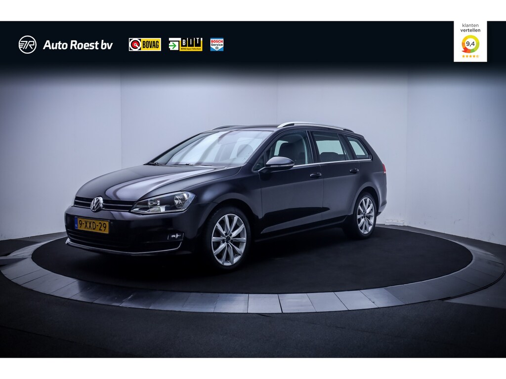 Volkswagen Golf Variant 1.4 TSI 140pk Dsg HIGHLINE 1/2LEDER | PDC+CAMERA | STOELVERW. | CLIMA | NAVI | LMV 17''