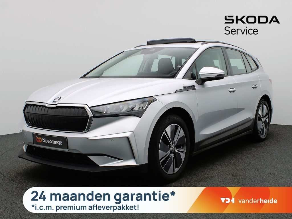 Skoda Enyaq 60 Business Edition 180PK Aut. SOH 92,5%, Panoramadak, Trekhaak, Adaptieve Cruise Control, Dodehoek detectie, Warmtepomp, Leder, 19" LM Velgen, Navi