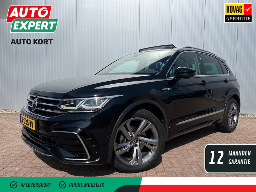 Volkswagen Tiguan 1.5 TSI R-Line Business+ | Elektr. trekhaak | Schuif-/kanteldak | Lederen bekleding | Stoelmemory
