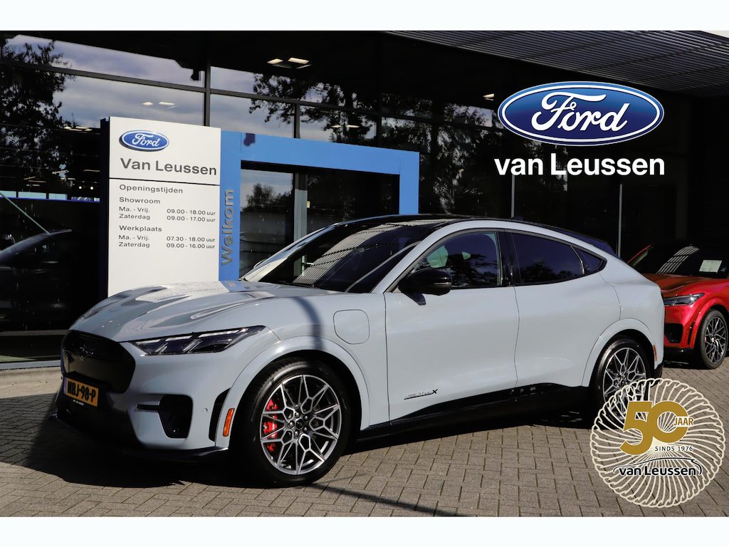 Ford Mustang Mach-E GT AWD 98KWH 487PK FABRIEKSAUTO!! B&O HALF-LEDER PANO 360-CAMERA 4JR/100.000KM-FABR-GARANTIE