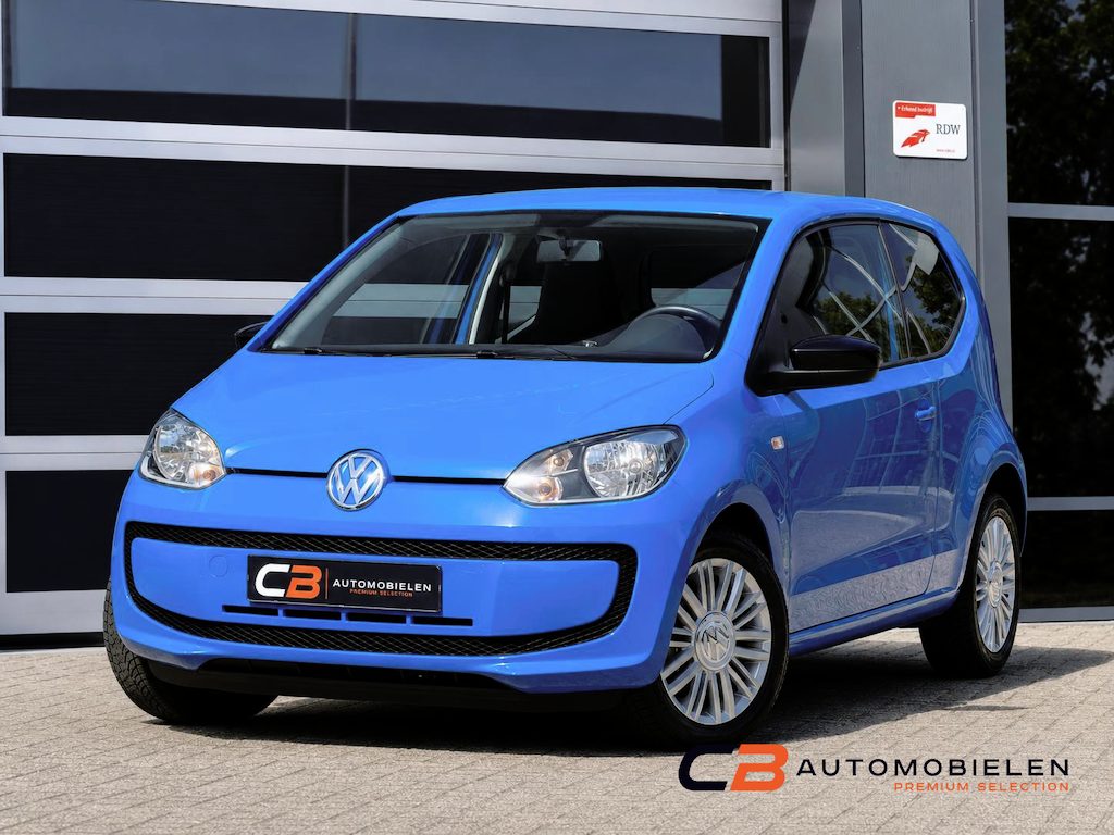 Volkswagen Up! 1.0 Cup BlueMotion | Airco | Nieuwe APK | Cornflower blue! | Navigatiesysteem |