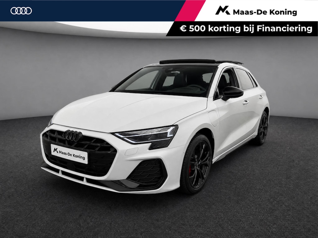 Audi A3 Sportback 45 TFSIe 272pk S-Tronic S Edition Competition · SOH 100% · Panoramadak · Camera · Lederen Bekleding · Elek. Stoel Bestuurder · Elek. Achterklep · Dodehoeksensor · Garantie t/m 24-06-2030 of 100.000km
