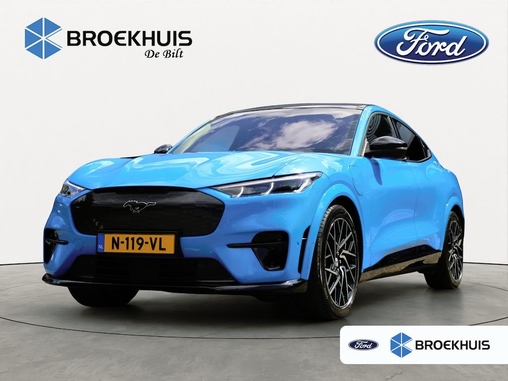 Ford Mustang Mach-E GT Extended AWD 98 kWh | NL-AUTO! | PANODAK | ADAPTIVE CRUISE | 360° CAMERA | B&O | HALF LEDER | LANE ASSIST | ELEKTR. STOEL INCL. MEMORY