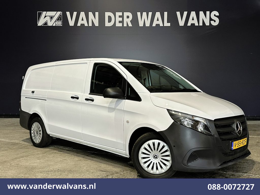 Mercedes-Benz Vito 116 CDI 164pk L2H1 2025 MODEL Euro6 Airco | Camera | Navigatie | Cruisecontrol Stoelverwarming, Parkeersensoren, Bijrijdersbank