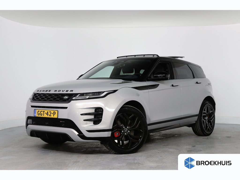 Land Rover Range Rover Evoque 1.5 P300e AWD R-Dynamic HSE | SOH 96% | Panoramadak | Meridian | Adaptive Cruise | 360 Camera | Stoel-/Stuurverwarming | Elektr stoel + Mem | HUD | Full Led | Dealer Onderhouden