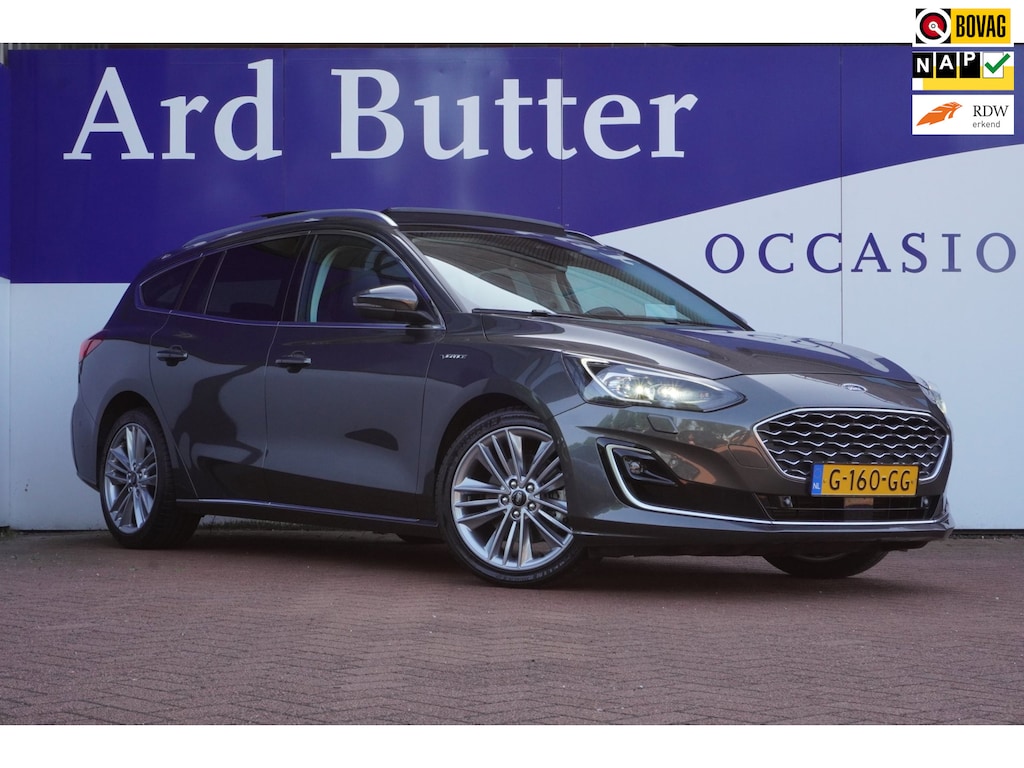 Ford Focus Wagon 1.5 EcoBoost 150PK Vignale+Led+Volleder+Navigatie+Pano-dak+Camera+BO-Sound+18"LMV = ORIG/NL NIEUWE BANDEN ETC !!