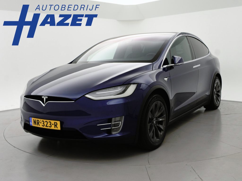Tesla Model X 75D + TREKHAAK 2250 KG | LEDER | PANORAMA | LUCHTVERING | 20 INCH