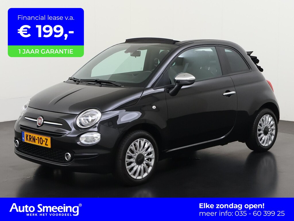 Fiat 500C 1.0 Hybrid | Navigatie | Digital Cockpit | Parkeersensor | Zondag Open!