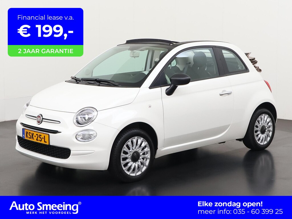 Fiat 500C 1.0 Hybrid | Apple/Android Carplay | Zondag Open!
