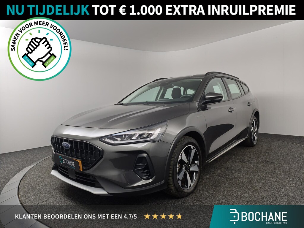 Ford Focus Wagon 1.0 EcoBoost Hybrid Active X | Trekhaak | Stoelverwarming | All-Season Banden | Navigatie | Camera |