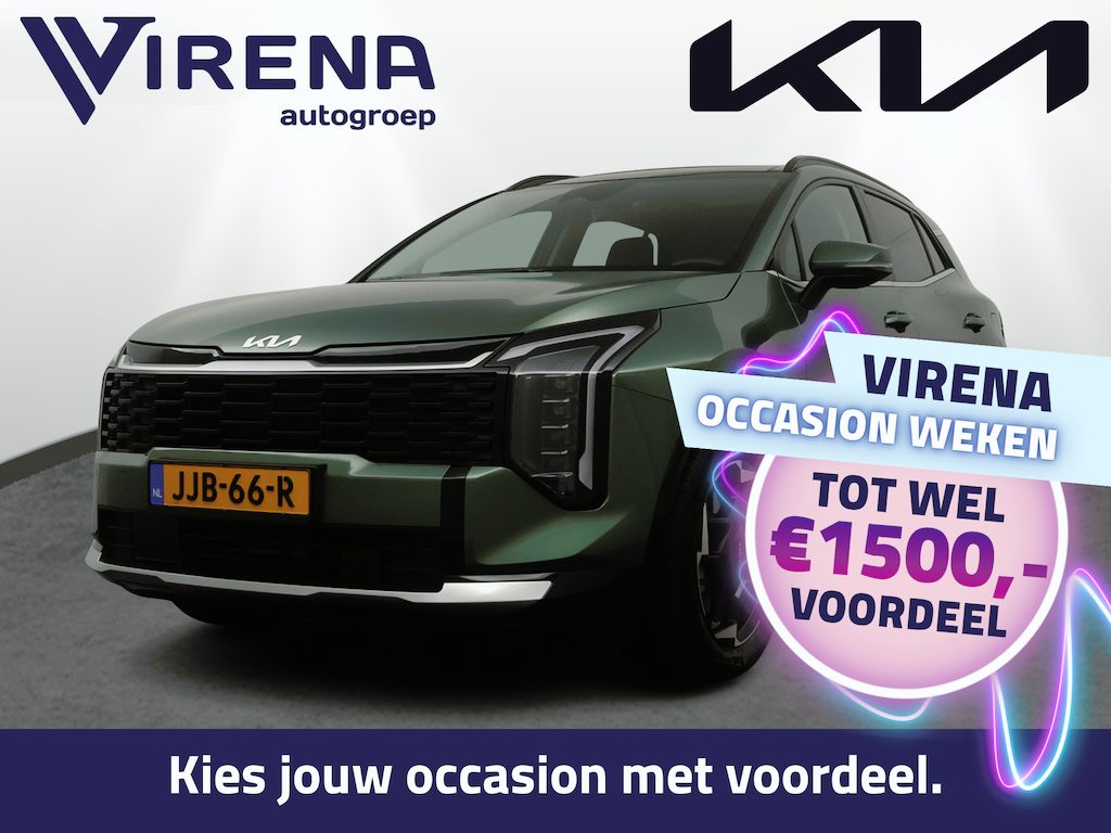 Kia Sportage 1.6 T-GDi Hybrid DynamicPlusLine - Adaptive Cruise - Stoel/Stuurverwarming - Schuif/Kanteldak - Navigatie - DAB - Apple Carplay/Android Auto Fabrieksgarantie 01-2033 - Fabrieksgarantie tot 01-2032