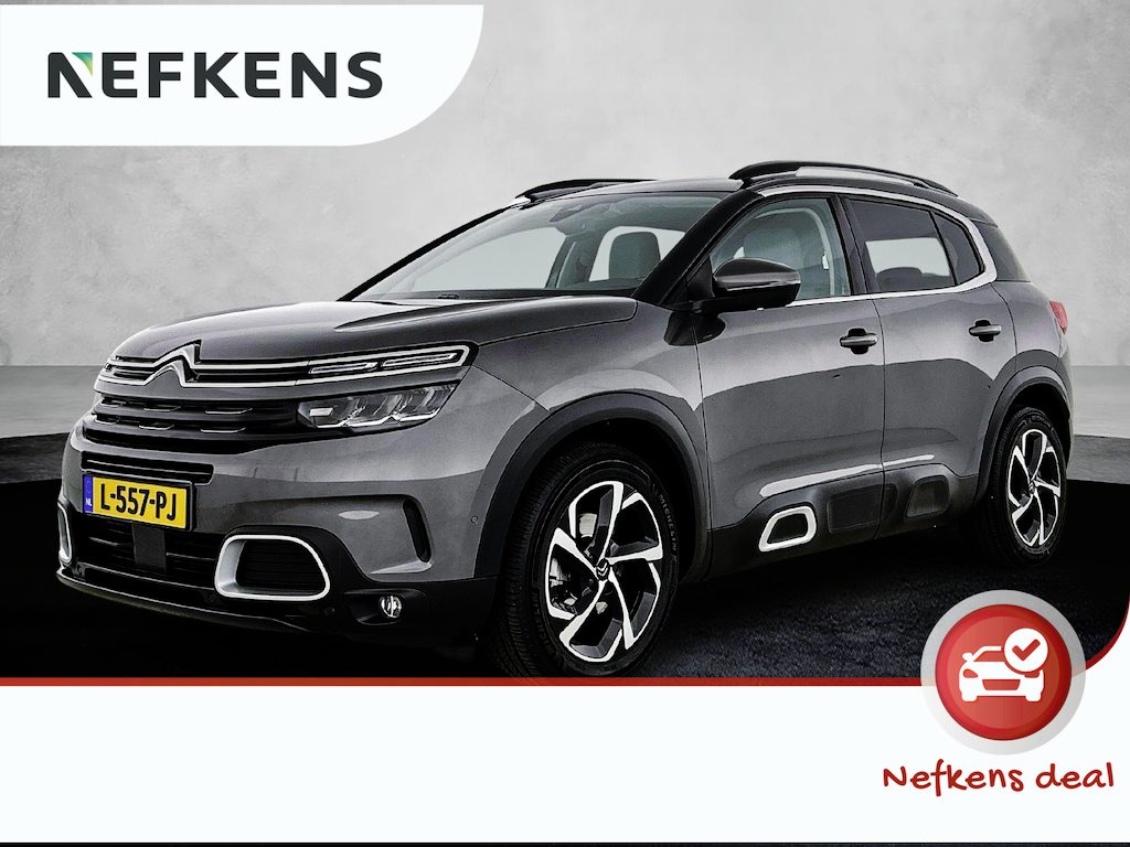 Citroën C5 Aircross 1.2 130pk Feel Automaat | Elektrische Bestuurdersstoel | Navigatie | Climate Control | Adaptieve Cruise Control | Camera | LED | 18"LMV | Stoelverwarming | Dodehoekdetectie | Keyless Entry/Start | Apple Carplay/Android Auto |