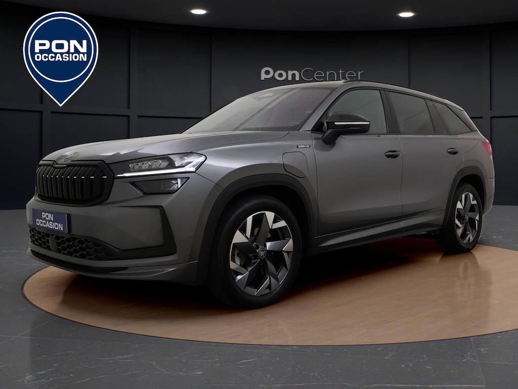 Skoda Kodiaq 1.5 TSI PHEV Sportline | Elek. stoelen | Camera | Side Assist | ACC | Elek. Achterklep | Elek. Stoel | Stuur-/Stoelverwarming | Matrix LED | 19'' |