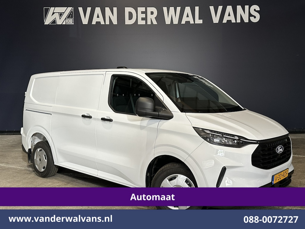 Ford Transit Custom 2.0 TDCI 136pk Automaat L1H1 Euro6 Airco | Camera | Apple Carplay | Cruisecontrol | LED | 2740kg trekhaak Android Auto, Parkeersensoren, Verwarmde voorruit, Bijrijdersbank