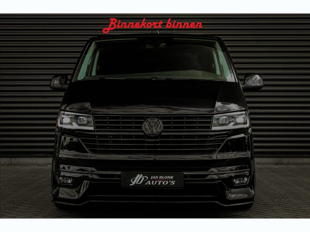 Volkswagen Transporter 2.0 TDI L2H1 150PK BULLI DC DUBBEL CABINE MARGE BTW-VRIJ / LEIGHTONVANS BODYKIT/FULL OPTINS/LEDER FULLBLACK