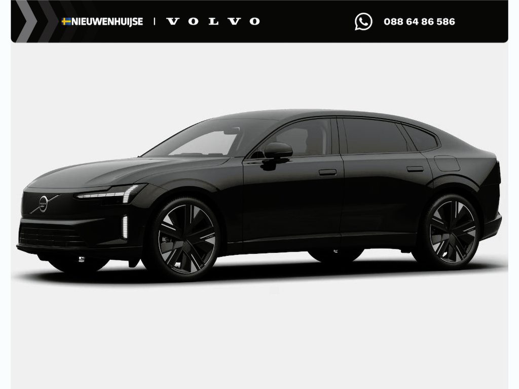 Volvo ES90 Single Motor Ext. R. Plus Business Edition 92 kWh | Head Up Display | Verwarmde + Geventileerde stoelen | Panoramadak | 22 Inch Velgen | Zwarte Hemel | Getint Glas | Bose Audio |