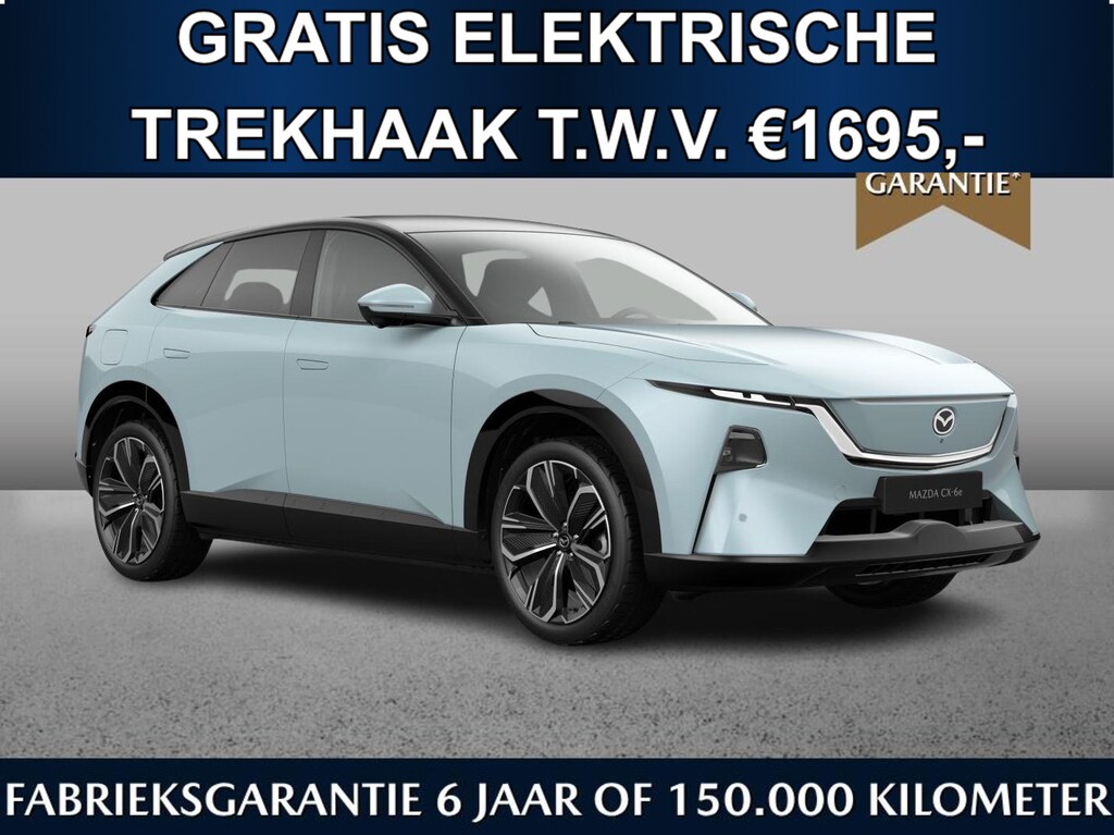 Mazda CX-6e Takumi 78 kWh | Gratis elektr. trekhaak t.w.v. €1695,- | Tot 468km range | Tot 200kW snelladen |