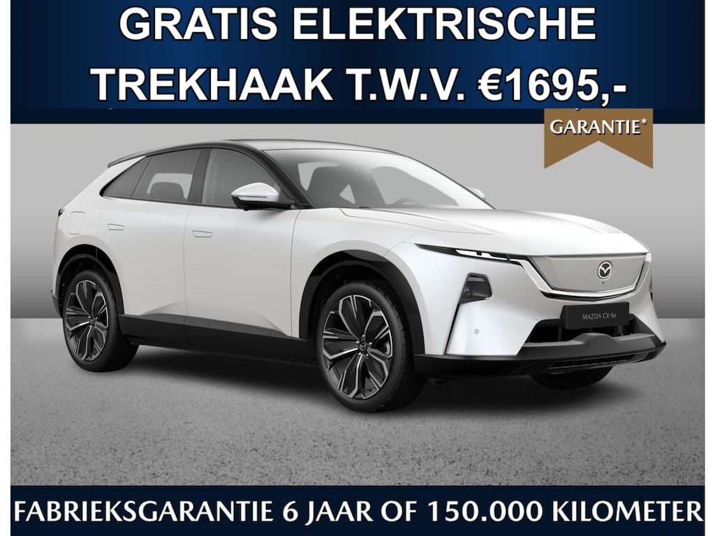 Mazda CX-6e Takumi 78 kWh | Gratis elektr. trekhaak t.w.v. €1695,- | Tot 468km range | Tot 200kW snelladen