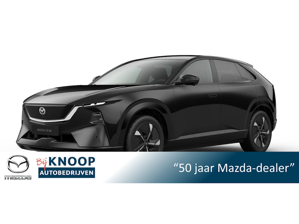 Mazda CX-6e Takumi Business Edition 78 kWh |September levering| Jet Black Mica |+ Gratis TREKHAAK t.w.v. € 1.695,-!
