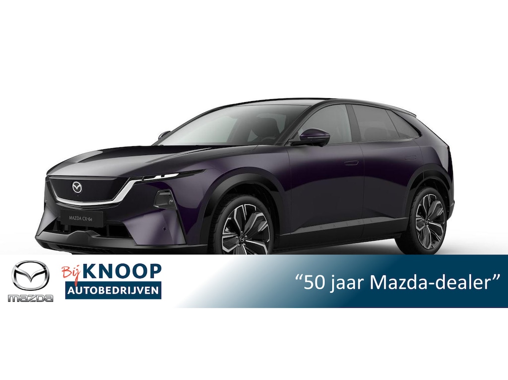 Mazda CX-6e Takumi 78 kWh |September levering| Nightfall Violet |+ Gratis TREKHAAK t.w.v. € 1.695,-!