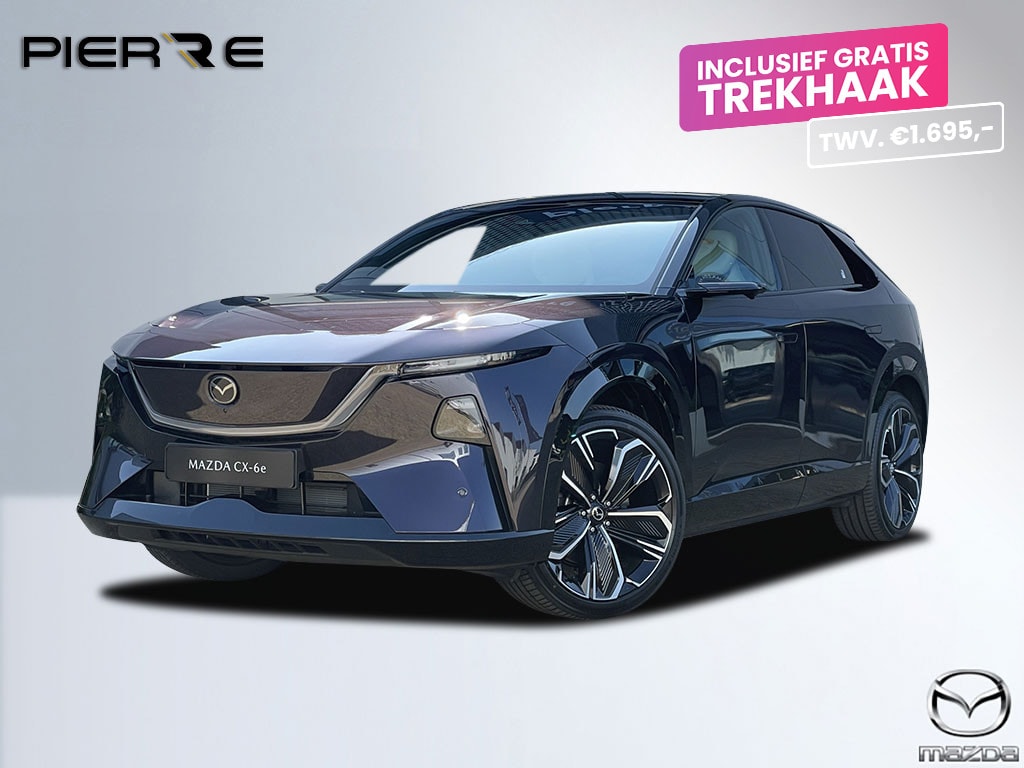 Mazda CX-6e Takumi Plus 78 kWh | DIGITALE SPIEGELS | PANO DAK | STOEL + STUURVERWARMING | GRATIS TREKHAAK! T.W.V. € 1695,-