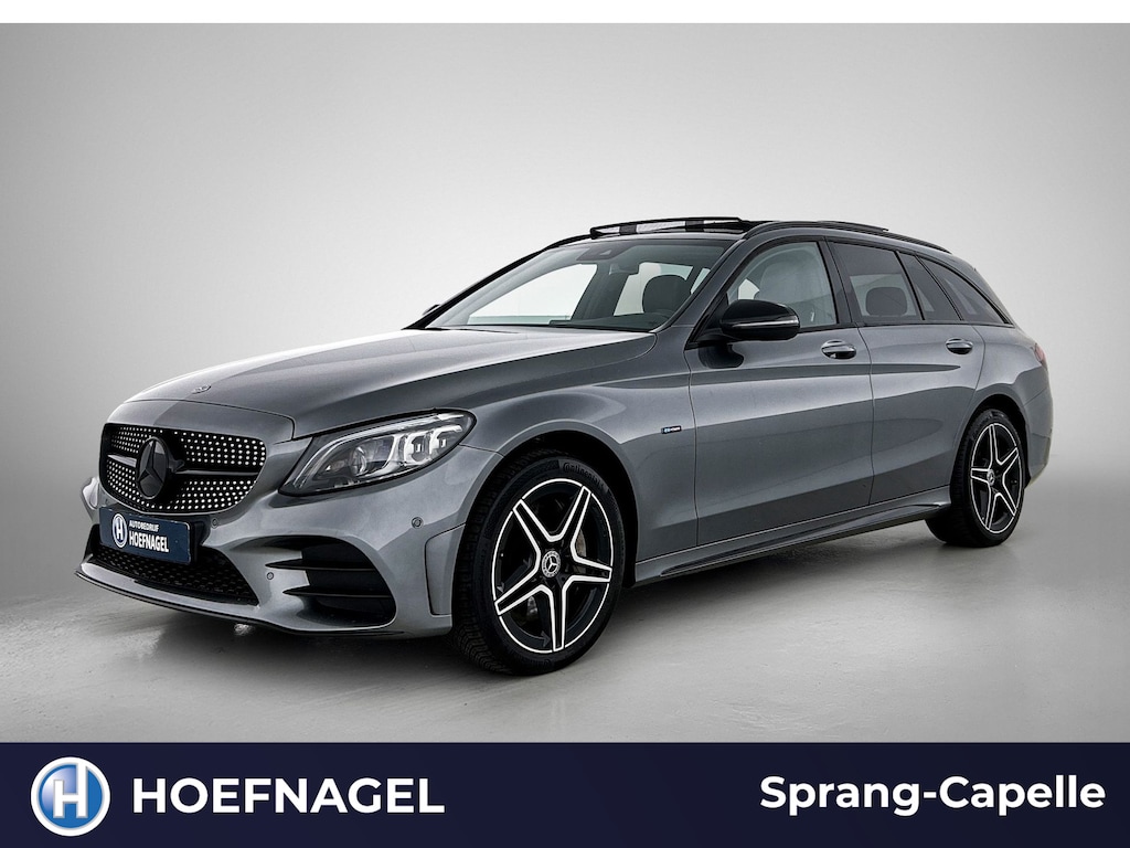 Mercedes-Benz C-klasse Estate 300 e AMG | Panodak | Burmeister | Sfeerverlichting | Camera | Stoelverwarming