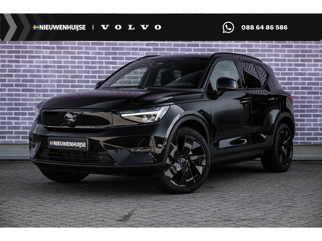 Volvo EX40 Single Motor Extended Range Ultra Black Edition 82 kWh | Europa | Harman Kardon audio | 20" | Schuif-/kanteldak | Getint Glas | Elektrische stoelverstelling | Nubuck bekleding | Adaptive Cruise Control | Dodehoekdetectie |