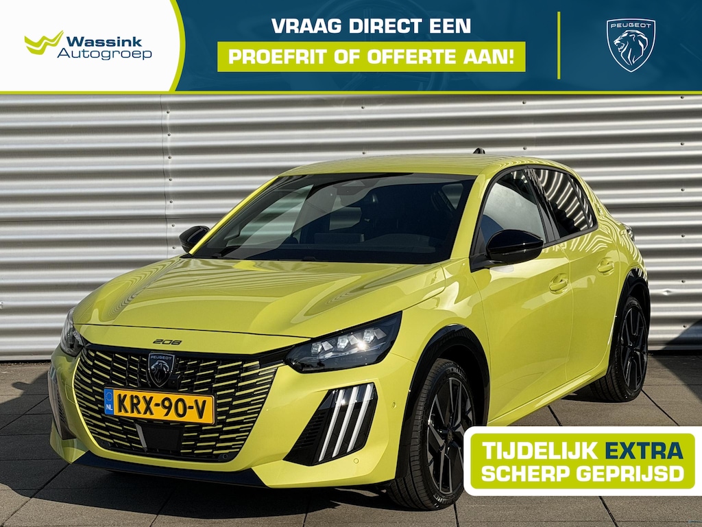 Peugeot e-208 EV GT 51 kWh | VOORRAAD VOORDEEL | Adaptive Cruise Control | 360° Camera | Navigatie