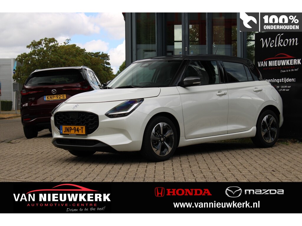 Suzuki Swift 1.2 Smart Hybrid 83pk CVT Style | CarPlay & Android | A Camera | 3961km | A cruise control | Stoelverwarming | Keyless | LED |