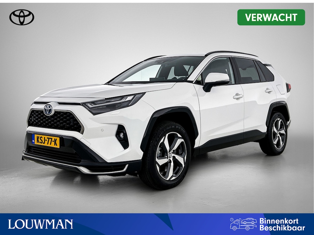 Toyota RAV4 2.5 Plug-in Hybrid AWD Dynamic + | Dodehoek detectie | Head-up Display | Stoel+stuurverwarming | Elektrische Achterklep | Parkeersensoren voor+achter | Draadloze telefoonlader | Navigatie | Apple CarPlay/Android Auto | Cruis