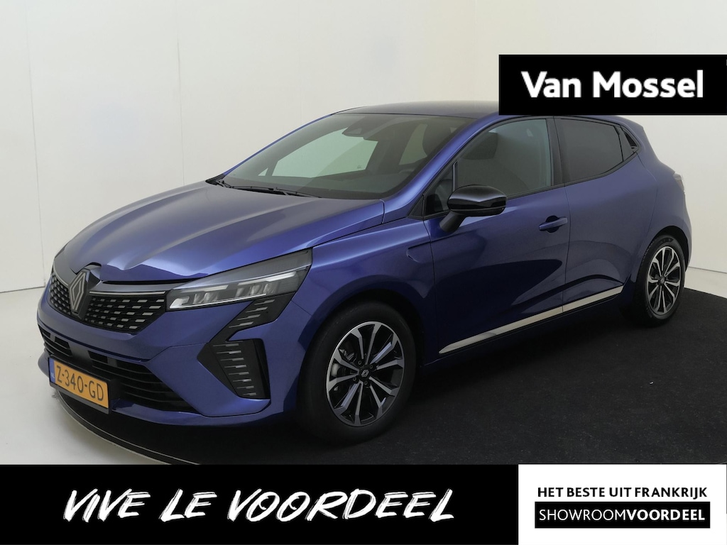 Renault Clio 1.6 E-Tech Full Hybrid 145 techno AUTOMAAT | Pack winter | Apple Carplay/Android | Autonomous Emergency Braking | cruise control | electronic climate control | lederen/stof bekleding | LED koplampen | lichtmetalen velgen 16 |