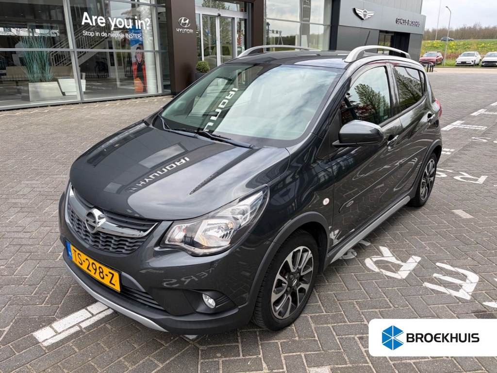 Opel Karl 1.0 75pk AUTOMAAT Rocks Online Edition | Carplay | Airco | Cruise control | Lichtmetalen velgen | Parkeersensoren | Privacyglass | Boardcomputer | Dakrails | DAB |