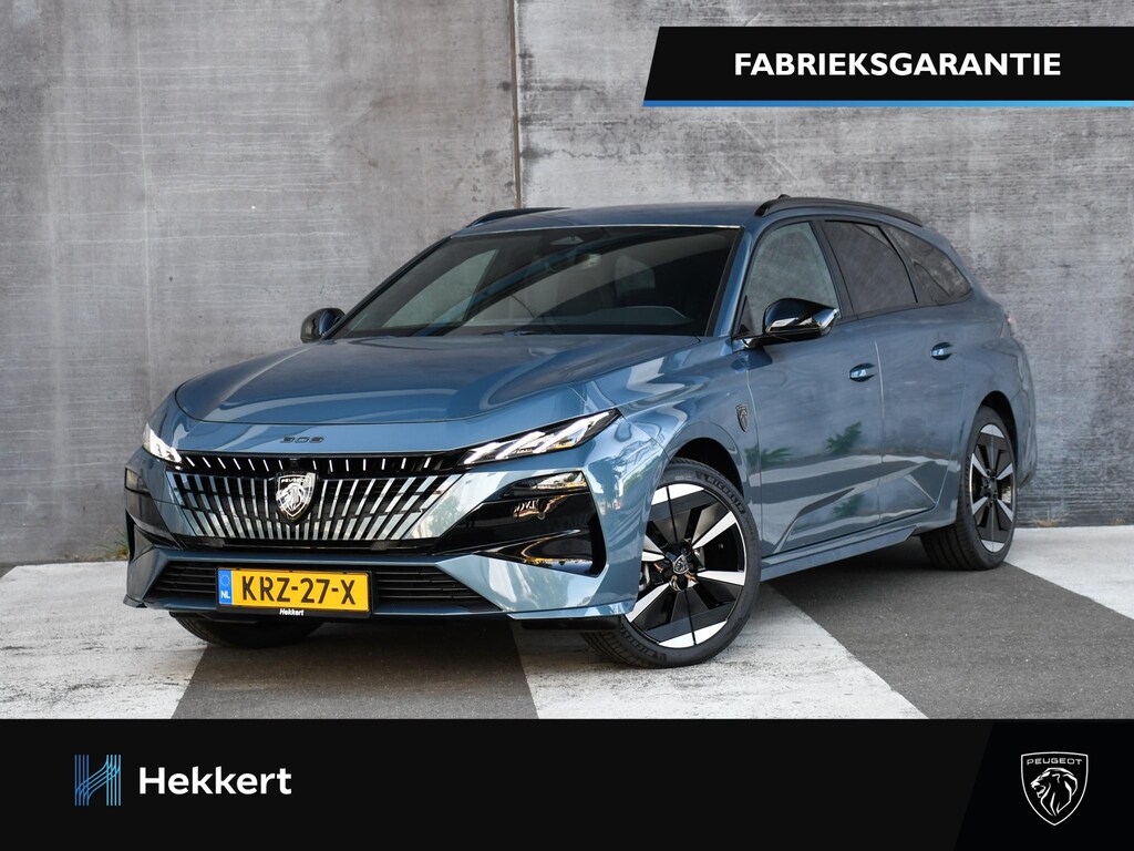 Peugeot e-308 SW GT 54 kWh 156pk Automaat 18''LM | DODE HOEK | ADAPT. CC | 360° CAM. | VOORCONDITIONEREN | NAVI