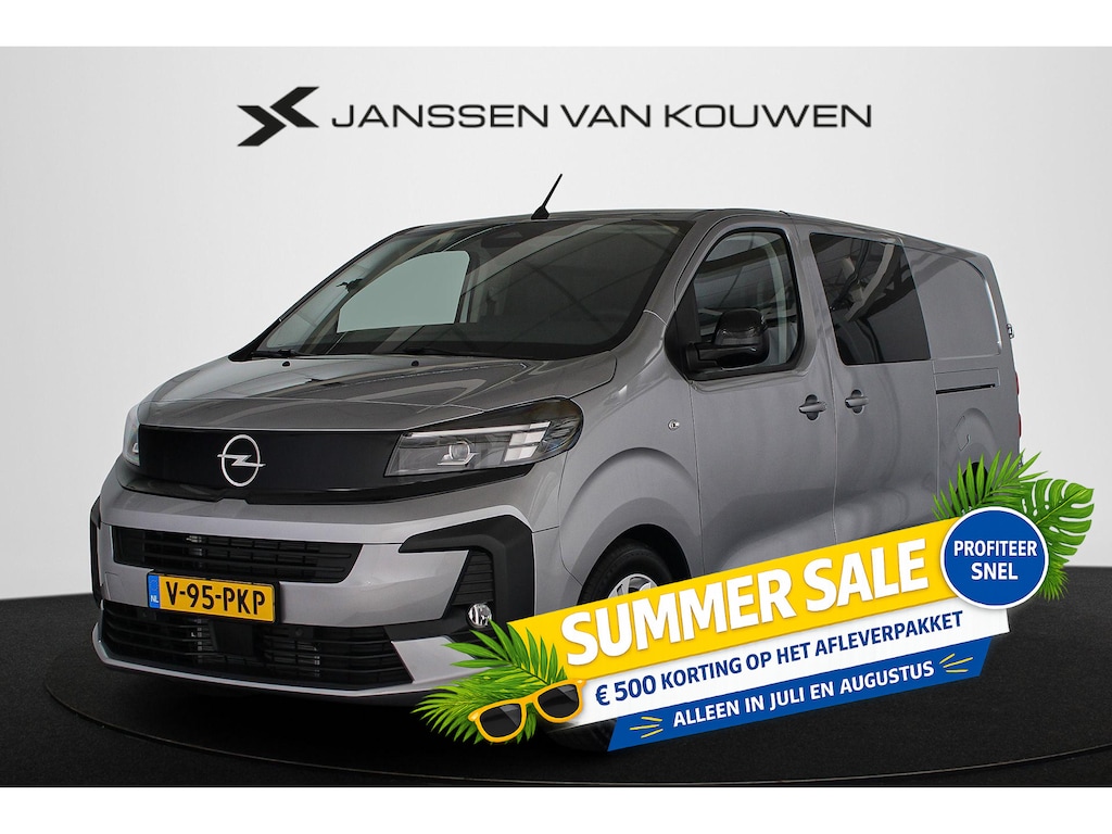 Opel Vivaro 2.2 BlueHDI 180 S&S L3 DC Trekhaak Leder Stoelverwarming 360 Massage Camera