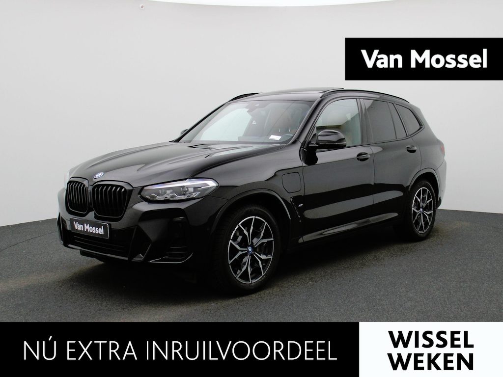 BMW X3 xDrive30e M Sport | PANORAMADAK | CAMERA | COGNAC LEDERENBEKLEDING | STOELVERWARMING | ZONNESCHERMEN ACHTER
