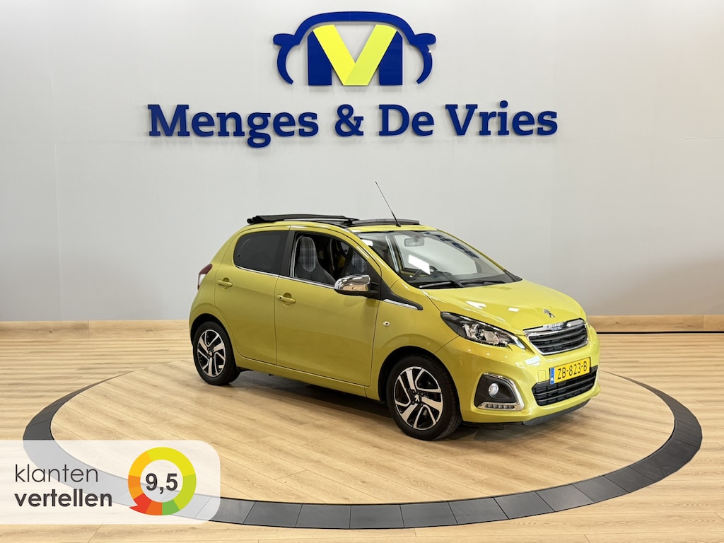 Peugeot 108 1.0 e-VTi Allure TOP! Airco ECC | Camera | Open dak | Keyless | 15" velgen | Apple Carplay | NL auto | Isofix | NAP |