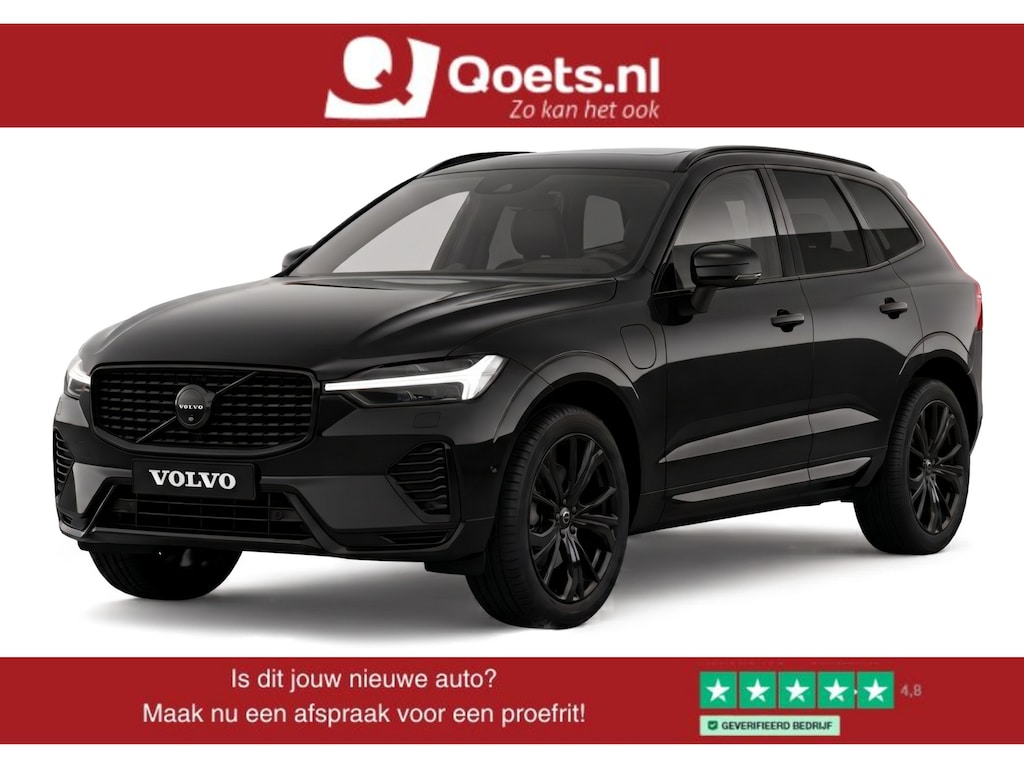 Volvo XC60 2.0 T6 Plug-in hybrid AWD Ultra Black Edition Panoramadak - Adaptieve Cruise Control - Standverwarming elektrisch - Harman Kardon - Head up - Achteruitrijcamera met 360° Surround View -