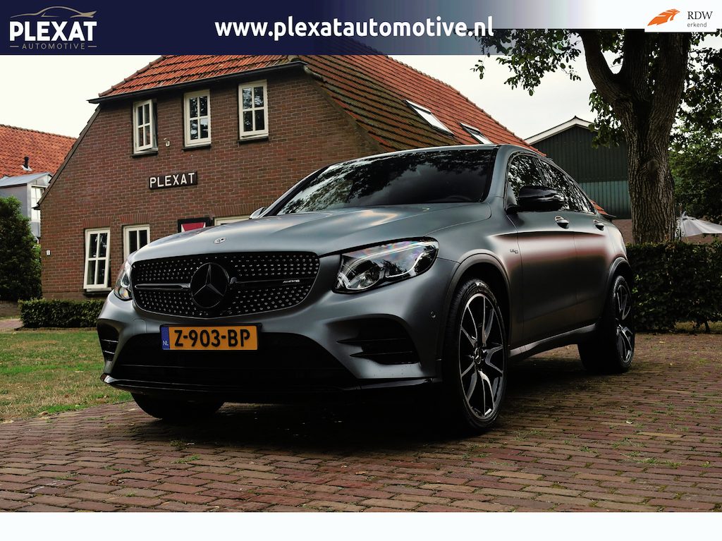 Mercedes-Benz GLC Coupe AMG 43 4MATIC Aut. | Panorama | Burmester | Sportuitlaat | Selenite gray | Stoelverwarming | HUD |